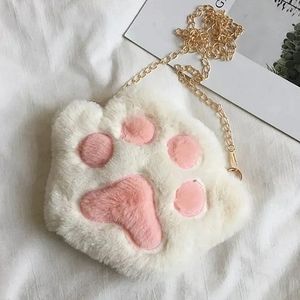 White Cat Paw Shoulder Purse ♡